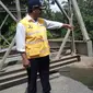 Kementerian PUPR membangun jembatan sementara untuk memulihkan lalu lintas Padang-Bukittinggi. (Liputan6.com/Kementerian PUPR)