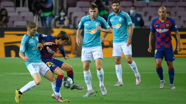 Performa Jelek, Barcelona Dipermalukan Sepuluh Pemain Osasuna