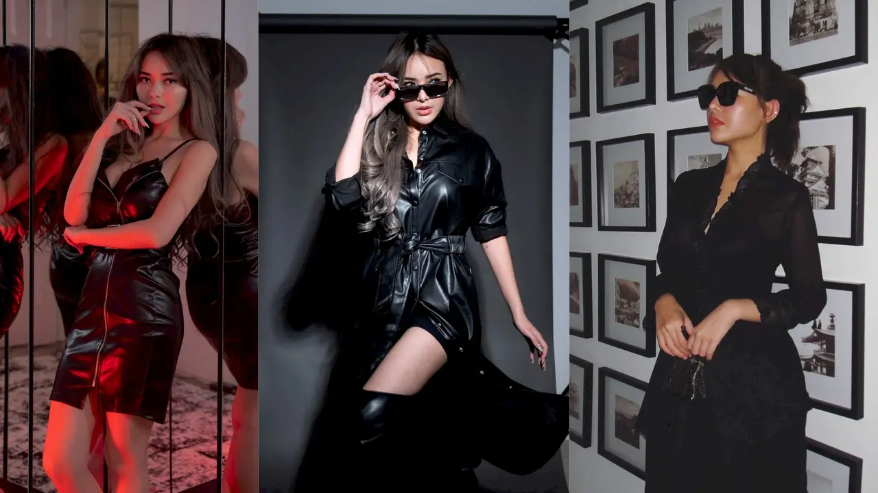 Pesona Memikat Amanda Manopo dalam Balutan Outfit Serba Hitam Layaknya Cewek Mamba