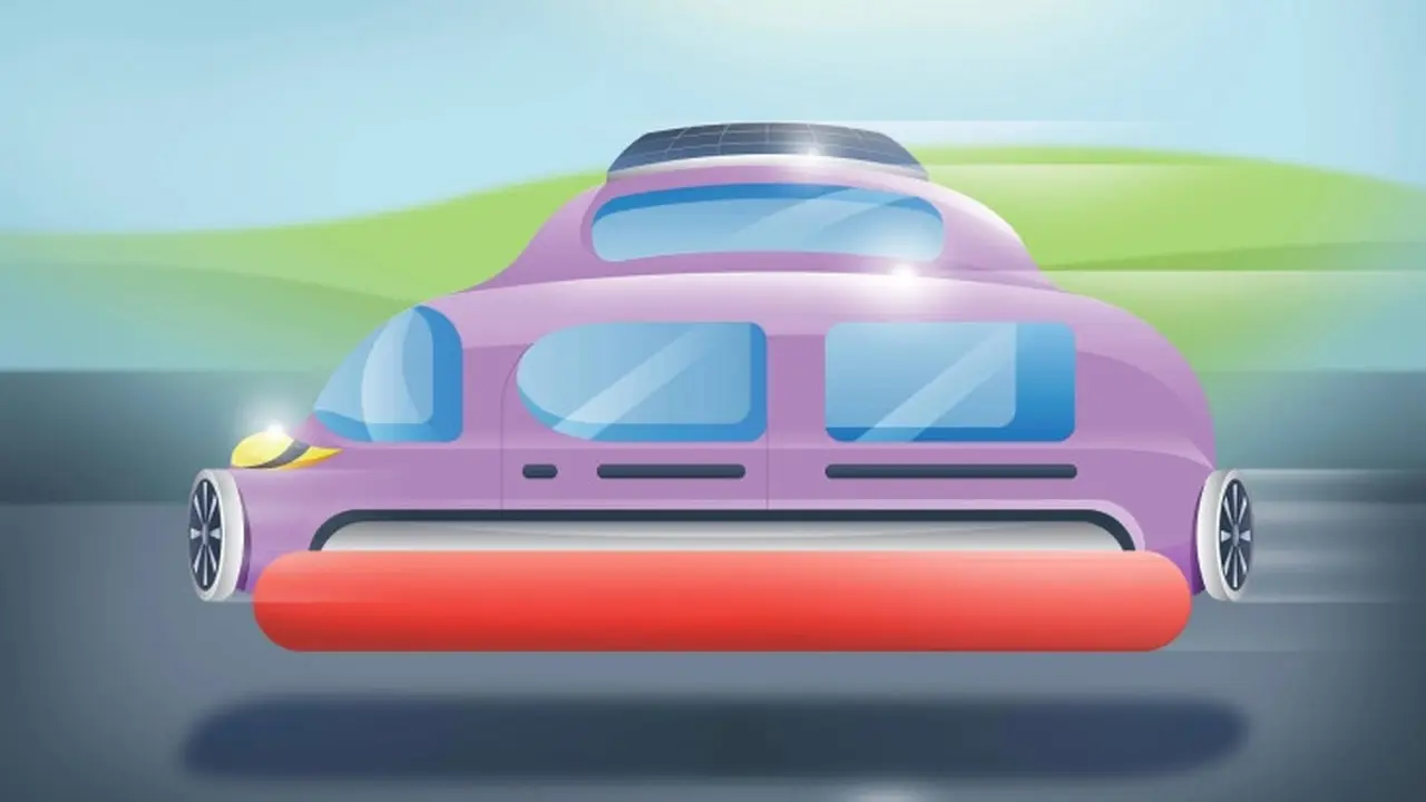 Desain mobil masa depan karya bocah 11 tahun.