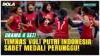 Timnas voli putri Indonesia memastikan medali perunggu SEA Games 2025 usai menaklukkan Filipina dalam laga penuh drama, Senin (15/12/2025). Duel berlangsung sengit selama empat set. Indonesia tampil disiplin di momen krusial lewat spike keras Megawat...