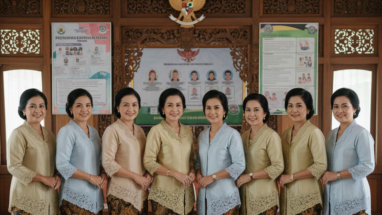 Rok Batik dengan Blouse Polos