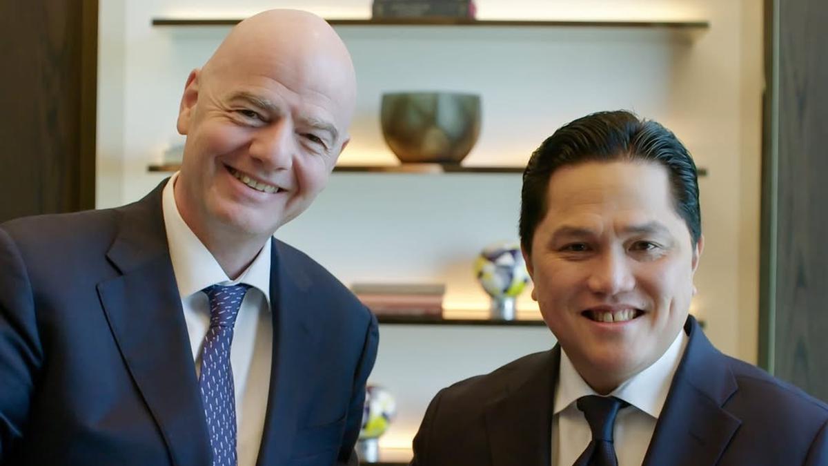 Erick Thohir Dukung Infantino soal Pembentukan FIFA Forward Enterprise