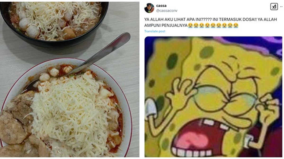 6 Komentar Netizen Lihat Orang Makan Seblak Pakai Keju, Tak Bisa Berkata-kata