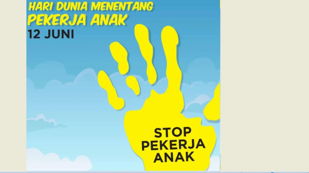 Hari menentang pekerja anak diperingati setiap 12 Juni. (Foto: Kominfo RI)