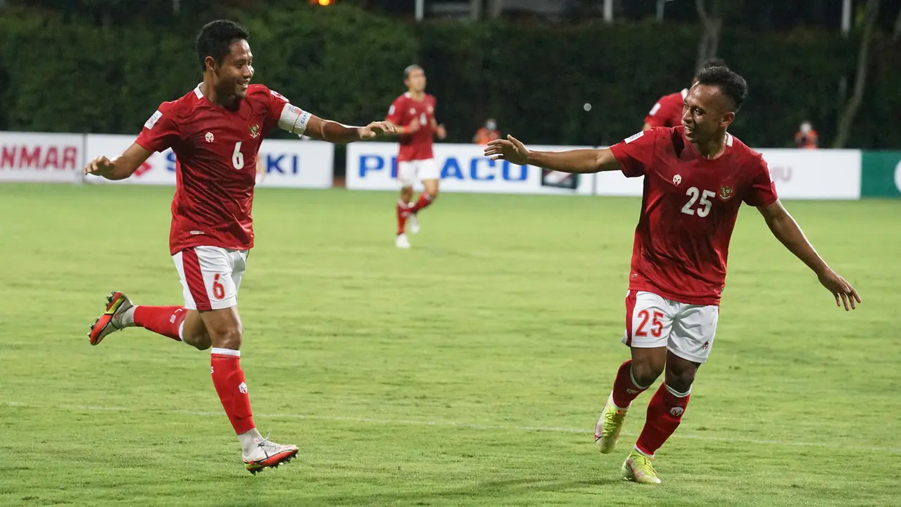 Foto: Terkesan Anggap Remeh usai Unggul Jauh, Timnas Indonesia Harus Puas Hanya Menang 4-2 di Laga Pertama Grup B Piala AFF 2020