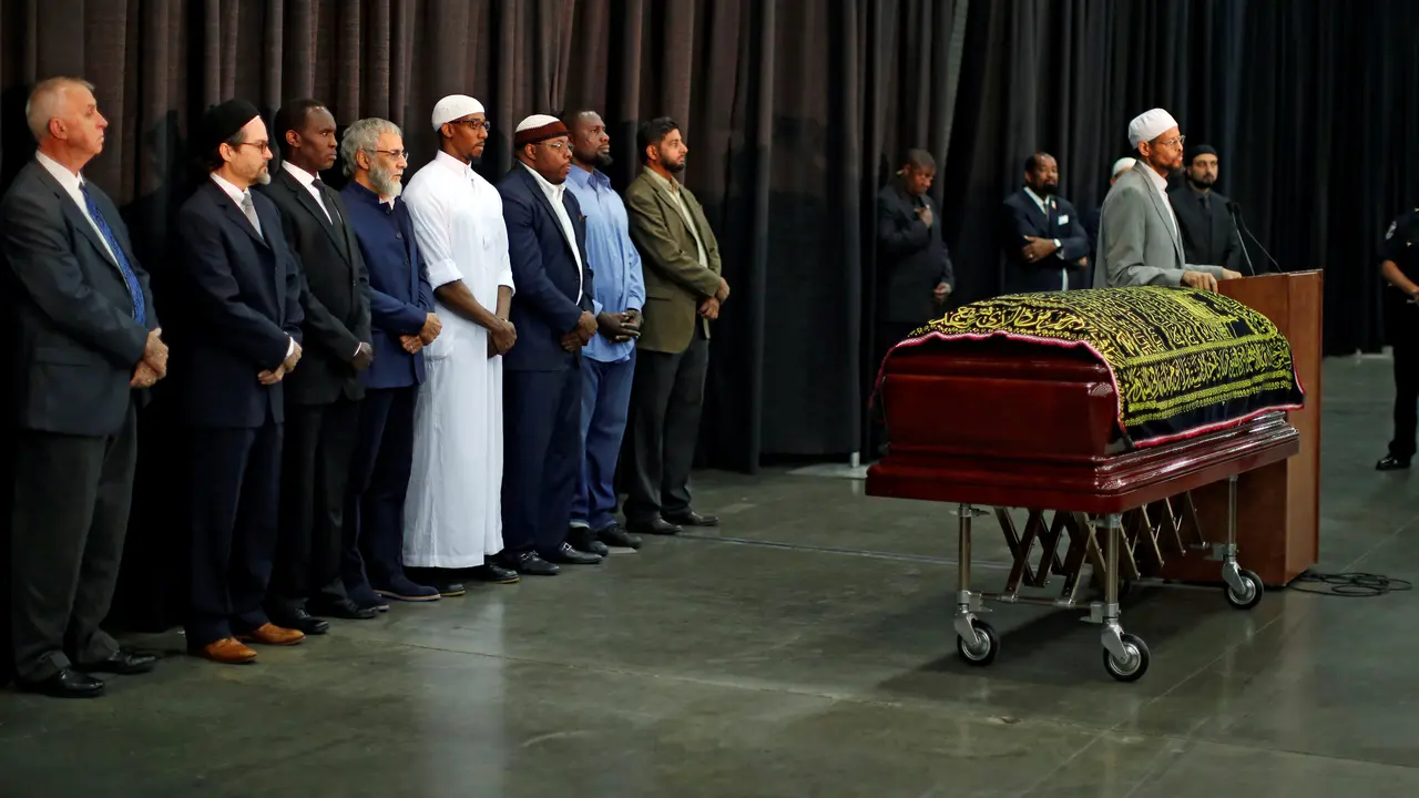 Salat Jenazah Muhammad Ali