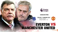 Susunan Pemain Everton Vs Manchester United