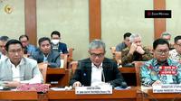 Direktur Utama BRI Sunarso dalam Rapat Dengar Pendapat dengan Komisi VI DPR RI, Selasa (28/3/2023).