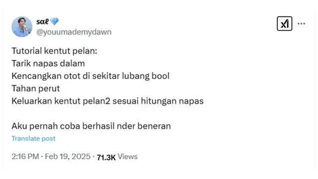 6 Cuitan Kocak Netizen Soal Tips Kentut Elegan Ini Sukses Bikin Ngakak