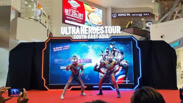 Ultraman Ultra Heroes Tour South East Asia yang digelar di MOI, Jakarta Timur, mulai Jumat (10/2/2023) hingga 26 Februari mendatang.