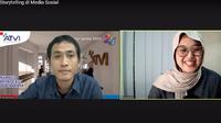ATVI menggelar webinar series 1 bertema 'Storytelling di Media Sosial'. Dok: ATVI