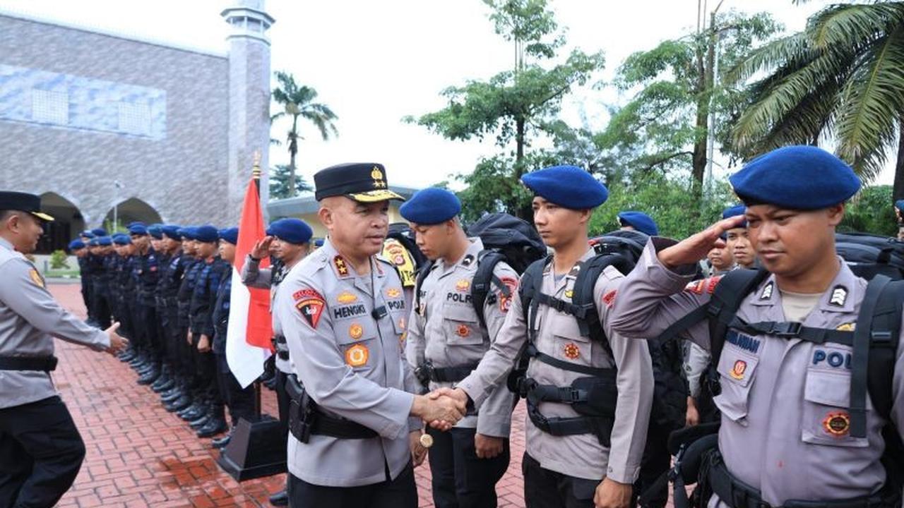 Polda Banten Kirim 100 Personel Brimob untuk Penanganan Bencana Aceh