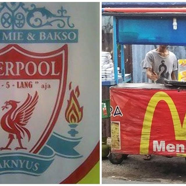 Spanduk Nama Warung  Makan Unik desain  banner kekinian 