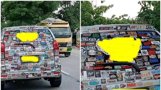 9 Stiker Kendaraan Ini Terlalu Berlebihan, Jadi Pusat Perhatian di Jalan