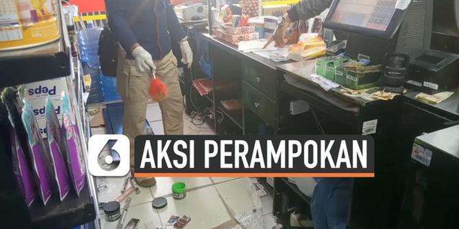 VIDEO: Detik-Detik Perampok Jebol Minimarket di Kalimantan Barat