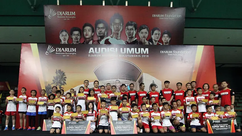 Peraih Super Tiket dan Super Tiket Tambahan di Audisi Umum Djarum region Kudus