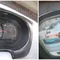 Potret Speedometer Nyeleneh Bikin Tepuk Jidat. (Sumber: Instagram/ngumpulreceh dan 1cak.com)