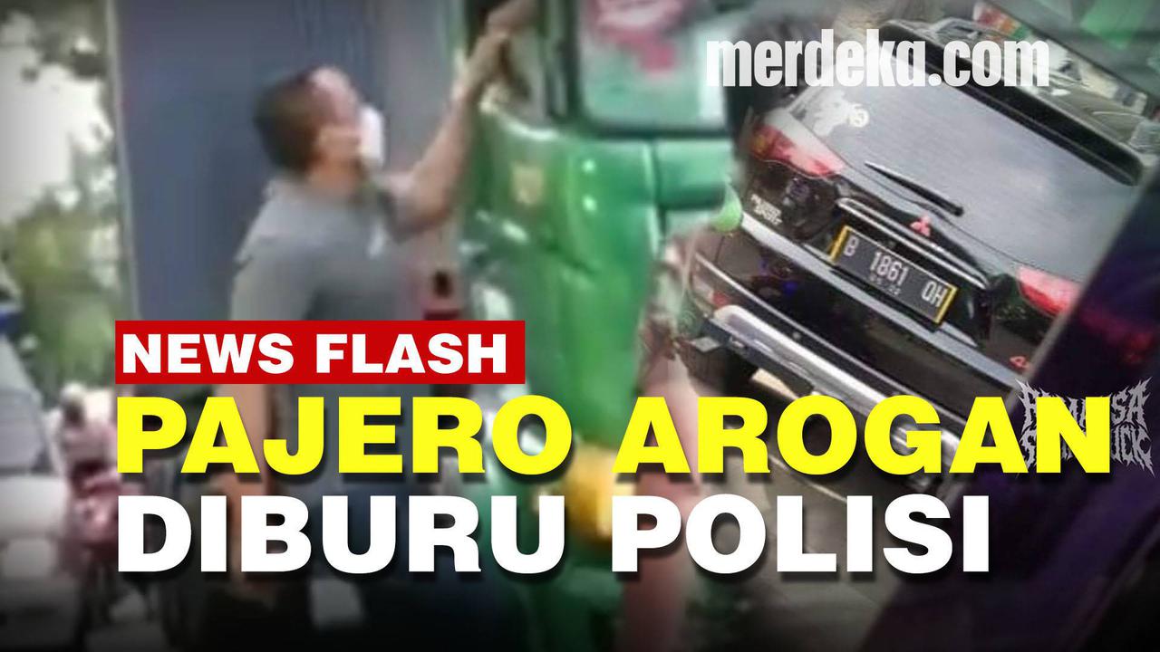 VIDEO: Bang Jago Pajero Hajar Sopir dan Pecahkan Kaca Truk di Tengah Jalan