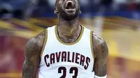 LeBron James, mencetak 24 poin untuk membantu Cleveland Cavaliers mengalahkan Toronto Raptors 115-84 pada gim pertama final Wilayah Timur NBA 2016 di Quicken Loans Arena, Cleveland, AS, 17 Mei 2016. (Bola.com/Twitter/Dime Magazine)