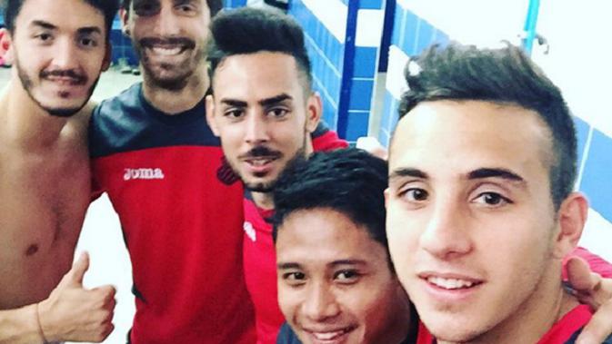 Evan Dimas punya teman baru di Espanyol (Instagram/Bola.com)