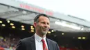 Pasca gantung sepatu, Ryan Giggs sempat menjabat caretaker Manchester United selama empat pertandingan, menggantikan David Moyes yang dipecat pada 22 April 2014. (AFP/Andrew Yates)