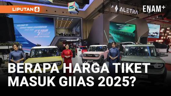 VIDEO: GIIAS 2025 Resmi Dibuka, Harga Tiketnya Berapa?