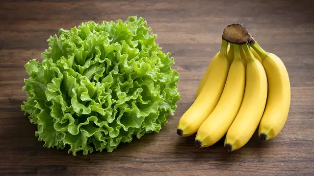 Selada dan Pisang