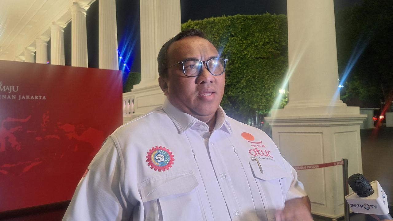 Bertemu Jokowi di Istana, Presiden KSPSI Andi Gani Yakin Tak Ada Keppres Penggantian Ketum Kadin