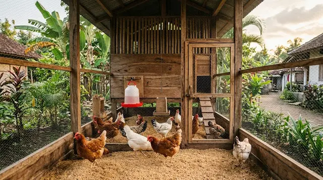 8 Ide Kandang Ayam dengan Tempat Minum Tidak Gampang Tumpah, Solusi Kandang Bersih dan Anti Bau
