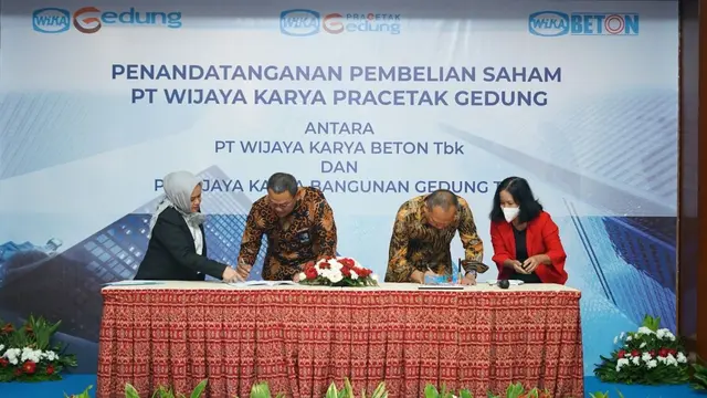 PT Wijaya Karya Beton Tbk (WTON) baru saja mengambil alih 2 persen saham PT Wijaya Karya Pracetak Gedung (WPG). (Dok WTON)