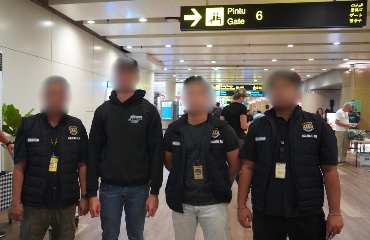 WNA Australia mesum di pekarangan rumah warga dideportasi dari Bali. (Dokumen Humas Ngurah Rai).