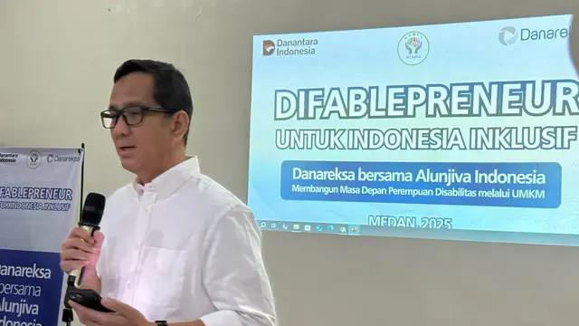 Avianto Istihardjo sebut Program Difablepreneur jadi langkah Danareksa dorong UMKM perempuan disabilitas lebih berdaya saing dan mandiri. (Foto: Ist)