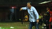 Pelatih Madura United, Milomir Seslija. (Bola.com/Aditya Wany)