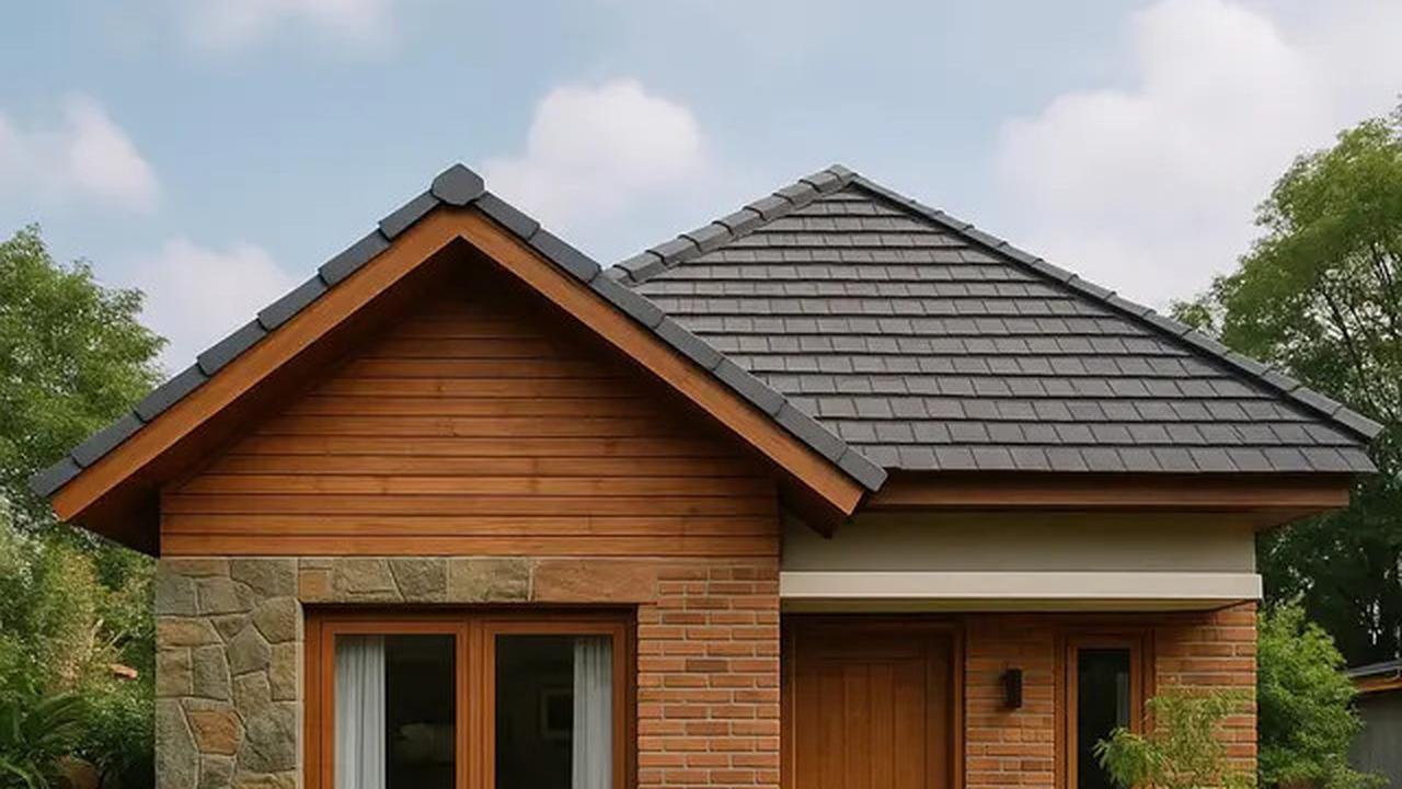 8 Model Rumah 6x9 Atap Kombinasi Pelana dan Limas, Desain Hunian Modern dan Elegan di 2025