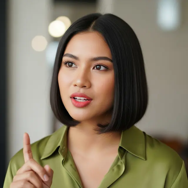Model Potongan Rambut Bob Garis Rahang Tren 2026
