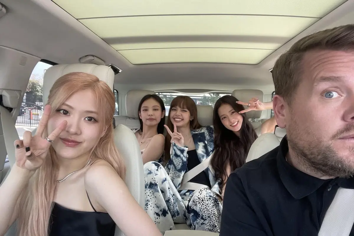 Gaya Modis BLACKPINK yang Jadi Tamu Terakhir Carpool Karaoke with James Corden