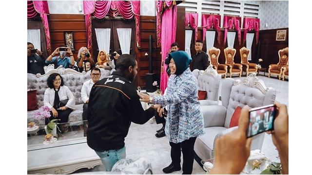 Wali Kota Risma meminta Mahasiswa Menyampaikan Keluh Kesahnya