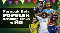 Video pemain sepak bola dunia yang ulang tahunya dibulan Mei, salah satunya Marcelo Vieira pemaik dari klub Real Madrid yang lahir ditanggal 12 Mei.