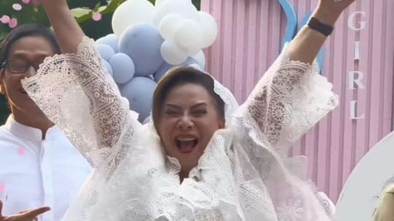 Potret Gender Reveal Vicy Melanie