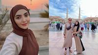 Momen pertemuan Ashanty dan Ayu Dewi di Madinah. (Sumber: Instagram/ashanty_ash/mrsayudewi)