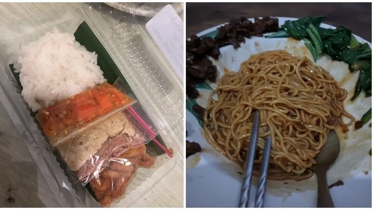 6 Potret Makanan Dipisah-pisah Ini Bikin Tepuk Jidat, Bak Susun Rakitan