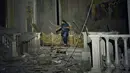 Katedral ini terletak di pusat kota Odesa, yang dinobatkan oleh UNESCO sebagai Situs Warisan Dunia di tengah ancaman invasi Rusia. (AP Photo/Libkos)