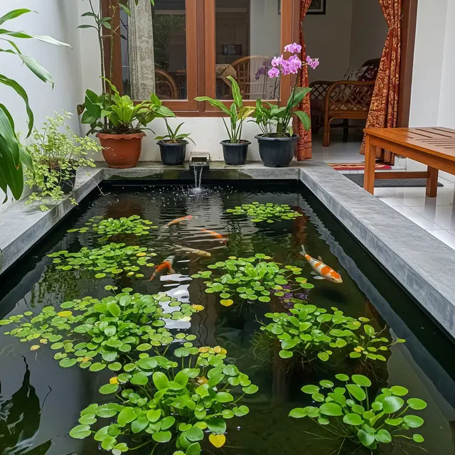 6 Inspirasi Kolam Ikan dengan Tanaman Air yang Mudah Dirawat, Ciptakan Ketenangan