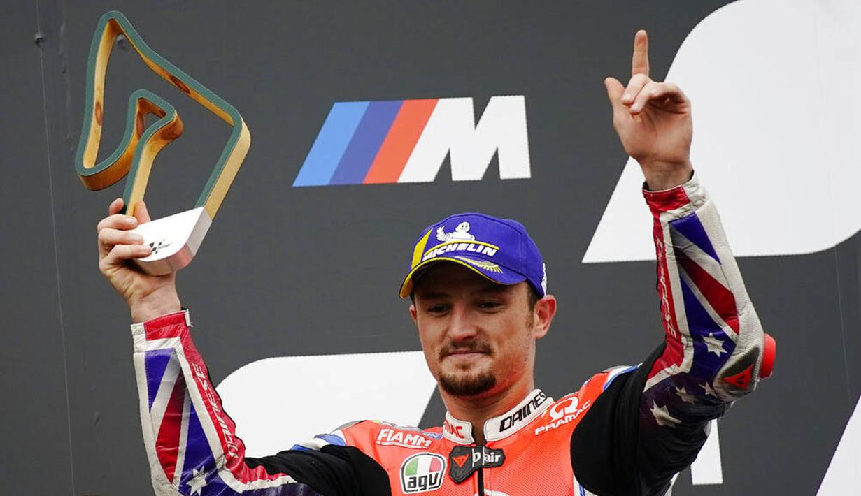 10. Jack Miller (Ducati) - US$1.25 juta atau Rp18 miliar per tahun. (AP/Steve Wobser)
