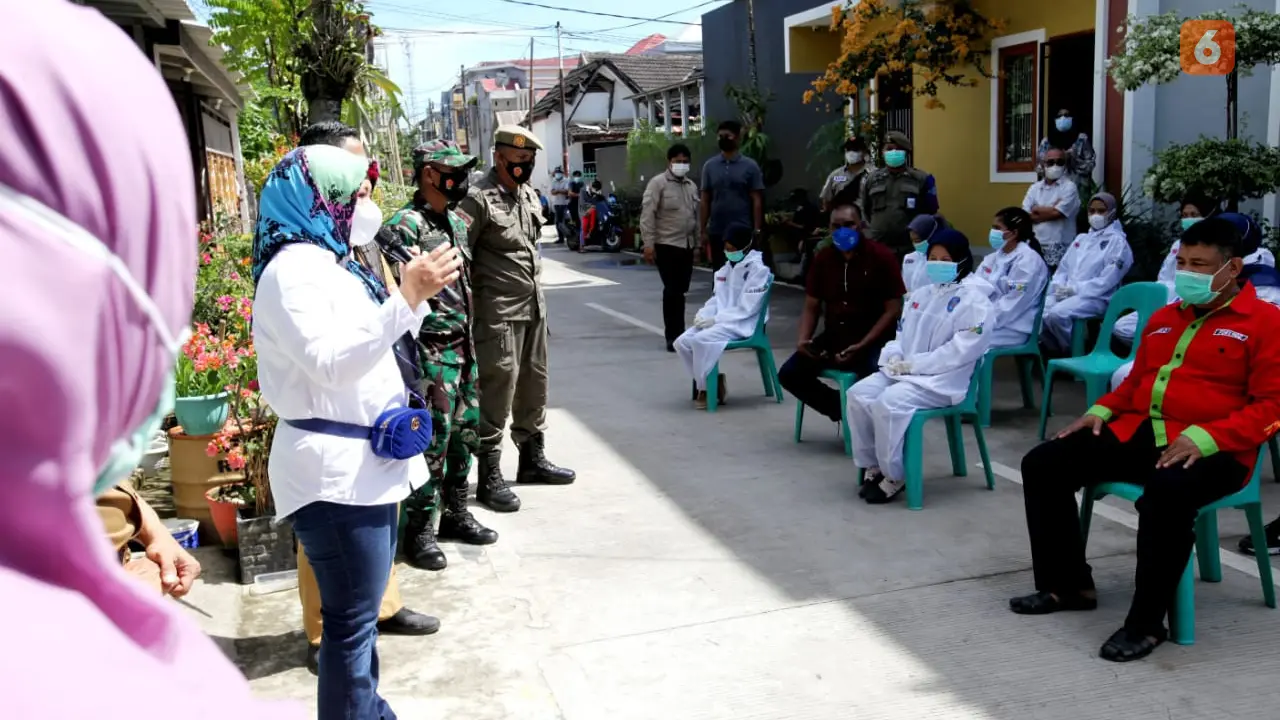 Wakil Wali Kota Makassar, Fatmawati Rusi pantau langsung kegiatan Satgas Detektor (Liputan6.com/Dok: Pemkot Makassar)