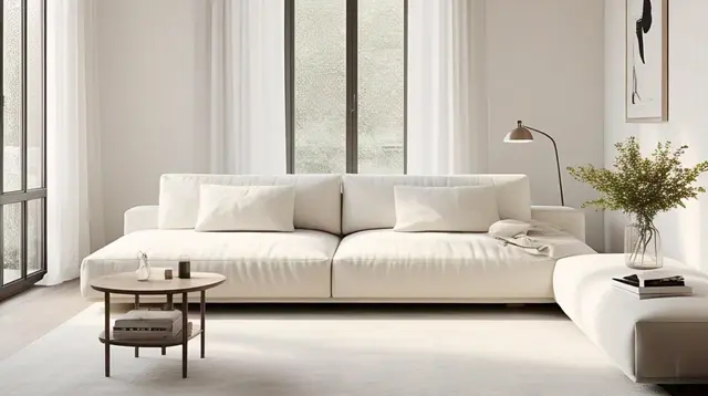 Gaya Scandinavian Putih Cerah. Foto: Meta.Ai