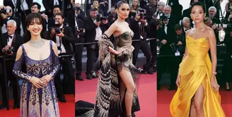 Raline Shah punya empat look berbeda di sejumlah rangkaian acara Cannes Film Festival 2023 yang dihadiri. [Foto: IG/ralineshah].