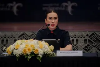 Menteri Pariwisata (Menpar) Widiyanti Putri Wardhana meluncurkan agenda SEABEF 2025 dan WITF 2025 yang akan berlangsung pada 9--12 Oktober di NICE PIK 2, Jakarta. (dok. Biro Komunikasi Publik Kemenpar)