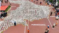 Viral Video Nasi Tumpeng Dibuang Usai Pecahkan Rekor MURI di Ultah Kabupaten Karawang